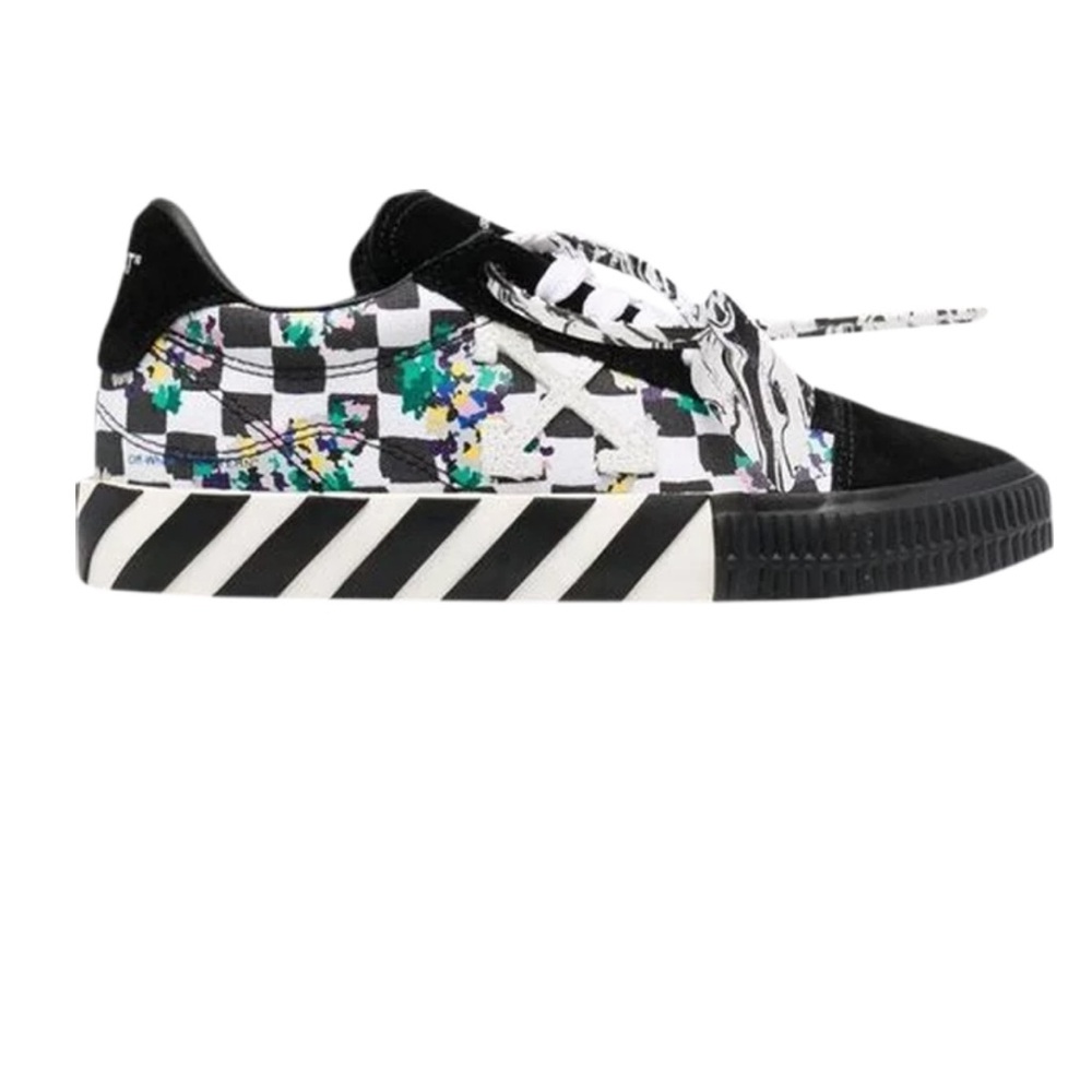 Off-White Wmns Vulc Sneaker 'Black White Check Digi Camo'